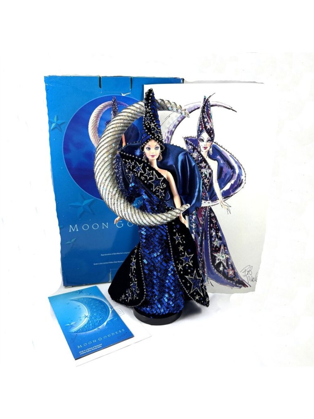 Barbie Moon Goddess Collector Doll Bob Mackie Collection in the Box Vintage 1996